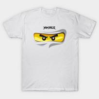 Azijietiškas dydis Medvilninis Unisex Marškinėliai Spausdinti Marškinėliai Ninjago Akys Baltas Ninja Zane Gerbėjų kūrinys Gerbėjų sukurtas Marškinėliai Marškinėliai Bekirpimo Spaudinys Įprastas kirpimas L (61-70kg) balta