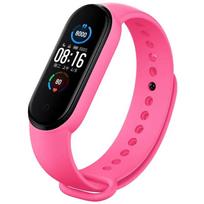 New Silicone Strap For Xiaomi Mi Band 4 5 6 7 Bracelet Sport Watch Wristband Miband4 miband7 Correa Mi band 3 4 5 6 7 Band miband 5 6 7 rožinė