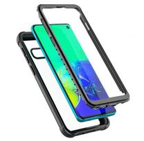 Smūgiams atsparus dėklas, skirtas Samsung Galaxy S10+ Plus, be plėvelės, juodas