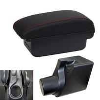„Toyota Yaris“ hibridinio automobilio porankio dėžutės modifikavimo dalių salono detalės, saugojimas USB 2015–2021 m. juoda/raudona