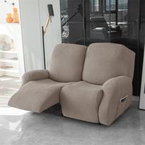 Split Žakardinis recliner sofos užvalkalas Tampri Spandex Lazy Boy kėdės užvalkalai Sofos fotelio užvalkalai Svetainei 1 2 3 vietų gray