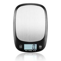 Electronic Kitchen Scale Stainless Steel Measure Tool LCD Display With Backlight 5kg Portable Measuring Tools Large Capacity juoda