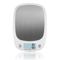 Electronic Kitchen Scale Stainless Steel Measure Tool LCD Display With Backlight 5kg Portable Measuring Tools Large Capacity balta