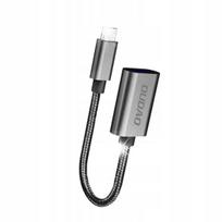Adapteris Dudao L15t Otg Usb-a 2.0 / Usb-c 480mbps pilkas