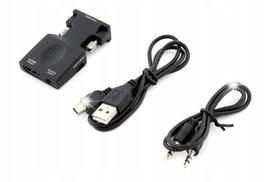 Allvia hdmi į vga d-sub adapteris + audio garsas hd38