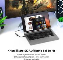 Belkin hdmi displayport adapteris dp 1.2 į hdmi 2.0 keitiklis, skirtas 4k monitoriui 60 hz su hdr 10, suderinamas su hdcp 2.2 vienakryptis avc011btsgy-bl juodas 0.7ft