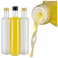 50x Stiklinė butelka Dorica 500ml su dozatorium alyvuogių aliejui, actui