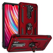 skirtas Xiaomi Redmi Note 8 pro dėklui Redmi Note 8 pro šarvai tvirtas buferis karinis smūgiams atsparus magnetinis laikiklis žiedo dėklo dangtelis for Redmi 8 black