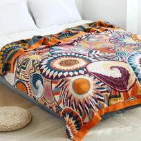 Skandinaviškas metamas pledas 100% medvilnė vasarinė vėsi antklodė vienviečio dviviečio karališko dydžio pledai minkštas kvėpuojantis lovatiesė boho sofa rankšluostis 150x200cm gray