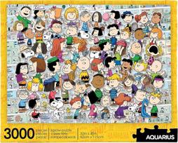 Aquarius Peanuts dėlionė (3000 detalių) - oficialiai licencijuota Peanuts atributika ir kolekcionuojami daiktai - be atspindžių - tikslus prigludimas - praktiškai nėra dulkių - 81 x 114 cm