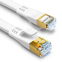 Hugin Cat 8 Ethernet kabelis 45 m, 40Gbps, 2000 Mhz, plokščias Lan laidas