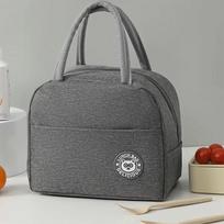 1Pcs Portable Cooler Bag Ice Pack Lunch Box Insulation Package Insulated Thermal Food Picnic Bag Pouch for Kid Children Bag Gift gray