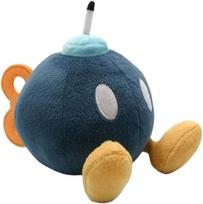 Super Mario Ac16 Bob-omb Mario Sanei oficialiai licencijuotas pliušinis žaislas, įvairiaspalvis, 12 cm