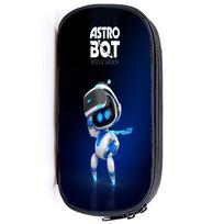 „Astro Bot Astronaut“ pieštukų dėklas su užtrauktuku, pieštuko maišelis, funkcinis nešiojamasis pieštukų dėklas su užtrauktuku studentų raštinės reikmenimis 8 black