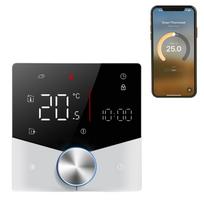 Belaidis Matter termostatas namo vandens/dujų katilo šildymui su APP ir balso asistento valdymu Water heating juoda/balta