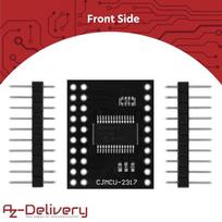 Azdelivery 3 x Mcp23017 prievado plėtiklis 16 bitų I/o dvikryptis plėtiklis su I2c serijine sąsaja, suderinamas su Arduino, įskaitant el. knygą