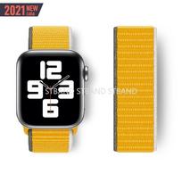 Nailoninis kilpinis dirželis Apple laikrodžio apyrankei 45 mm 41 mm 40/44 mm išmaniojo laikrodžio diržas, koreatinis diržas Apyrankė iWatch Series 4 5 SE 6 7 Laikrodžio apyrankė 42mm 44mm 45mm gray