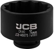 Jcb 3/4" 75mm 12-kampė smūginė galvutė