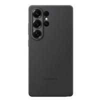 Originalus Samsung silikoninis dėklas, skirtas Samsung Galaxy S25 Ultra SM-S938B, švelnus kaip šilkas, liečiamas minkštu silikonu, apsauginis telefono dėklas juoda