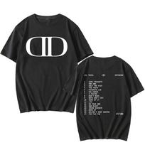 Lil Tecca DOPAMINE Albumo Marškinėliai Raperio Grafinis Spaudinys Madingi Marškinėliai Trumpomis Rankovėmis Medvilniniai Marškinėliai Unisex Gatvės Stilius Hip Hop Vyriški Marškinėliai M black