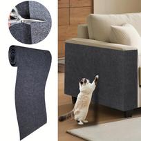 Katės nagų apsauga Lipni draskyklė Sofos apsauga katėms Sofa apsauga nuo įbrėžimų Naminių gyvūnėlių baldų apsauga 40x200cm 40x200cm tamsiai pilka spalva
