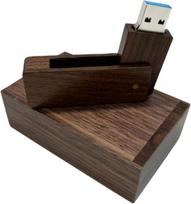 USB laikmena Medinė Usb 3.0 atmintinė, 16gb-128gb, su dėžute