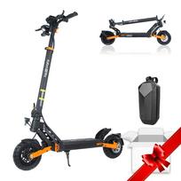 Kukirin G2 Pro VMP Road Legal E-Scooter (Spain) with 500W, 48V 15.6Ah, 25km/h Max Speed, 9  Tires, Dual Disc Brakes, Dual Shock Absorbers, IP54 G2ProVMP+Helmet (Split Up, 2 parcels) juoda