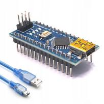 Mikrokompiuteris Nano V3.0c Mini Usb Suderinamas Su Arduino + Kabelis