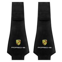 Automobilio sėdynės atlošo galvos atramos pagalvė, laikymo krepšys, apsauga nuo dulkių Porsche Boxster Cayenne Panamera Macan Cayman 911 918 996 917 991 black