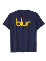 Blur Blur Juosta Rokenas Punk Britų Muzika Medvilnė Spaudinys Laisvas Vyrai Moterys T-shirt Atsitiktinis Amerikietiškas Trumpomis Rankovėmis L black