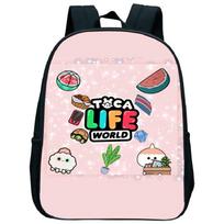 Toca Life World Darželio Kuprinė Toca boca Vaikų Mokyklinės Kuprinės Berniukams Mergaitėms Kūdikiams Mažiems Vaikams Mokyklinė Kuprinė Vaikų Kuprinės Knygoms Dovana 3
