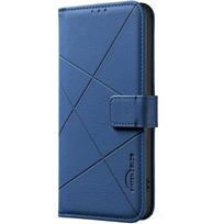 RFID blokavimo piniginė su atverčiamu dėklu Samsung Galaxy A57 A37 A27 A17 5G A07 4G Coque telefono dėklas Odiniai dėklai Apsaugos krepšiai Fundas for Galaxy A17 5G mėlyna