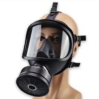 Viso veido MF14 dujokaukės respiratorius filtras dažymui, purškimui, laboratorijos chemijai Gas Mask + Filter juoda