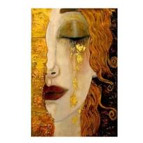 Elegantiškas Gustavas Klimtas Frejos Ašaros Bučinys Drobės Sienos Dailė Klasikiniai Tapybos Spaudiniai Svetainės Dekoro Plakatai Paveikslai 50x75cm No Frame