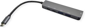 Value usb type c docking station, hdmi 4k60, 3x usb3.2 gen1 (1x c + 2x a), 1x pd