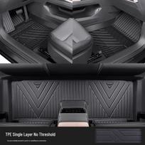 Jetta VS8 Full Coverage TPE Floor Mats - Interior Decorative Automotive Accessories 90*130 black