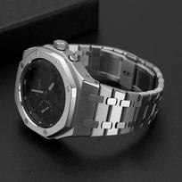 Skirta Casio G-Shock GA-2100 GA-2110 Farmhouse Oak Modifikuotas Nerūdijantis Plienas AP Stiliaus 3-oji Kartą 4 Atstovai su Dėklu For GA2100 gray