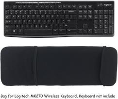 Wommty Neopreno dulkėms atsparus dėklas su tinklelio kišene, skirtas Logitech Mk270 Combo mechaninei klaviatūrai ir belaidei pelei