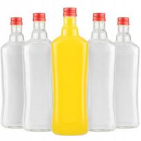 50 vnt. stiklinės "diva" buteliai 500ml su kamšteliais