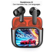 New AI Translator Headphones New Bluetooth Wireless Headphones Translation Earphones 300mAH Rating Long Battery Life juoda