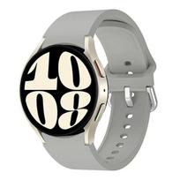 Dirželiai Samsung Galaxy Watch 4/5/6/7/5 Pro/classic 44mm 40mm 45mm Originalus silikoninis sportinis apyrankė correa Galaxy Watch 4 juosta 4 classic 42mm 46mm gray