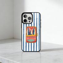 S-Sardinės-s I-Iliustracija Spausdintas Telefono dėklas iPhone17,16,15,14,13 Plus,Pro Max Magnetinis Magsafe Belaidžiam įkrovimui iPhone16PROMAX