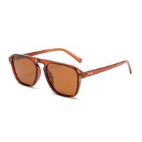 3475 Polarized Sunglasses - Square Aviator Sun Glasses with UV Protection, Lightweight & Durable PC Frame for Men & Women 512357 as shown brown