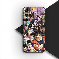 Telefono dėklas Samsung Galaxy S22 S21 S20 FE Ultra Plus A07 A17 A15 A16 A25 A57 A37 Dėklas Beerus Dragon Balls Goku DragonBalls Samsung A17