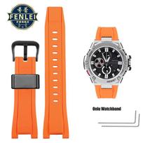 Dervos Guminė Laikrodžio Apyrankė Skirta Casio Heart Of Steel G-shock GST-B100 GST-210 GST-130/W300 Vyriška Sportinė Silikoninė Laikrodžio Juosta Apyrankė 26mm gray