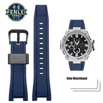Dervos Guminė Laikrodžio Apyrankė Skirta Casio Heart Of Steel G-shock GST-B100 GST-210 GST-130/W300 Vyriška Sportinė Silikoninė Laikrodžio Juosta Apyrankė 26mm gray