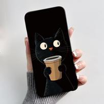 Dėklas Nokia 105 4G 2023 Mados Mielas Šaunus Berniukams Mergaitėms Minkštas TPU Silikoninis Telefono Dangtelis Nokia 105 4G Nokia105 2G (2023 m) Buferis Nokia 105 2G 2023 black
