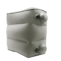 Savaime pripučiamas poilsio pagalvė 2/3 sluoksnių Pripučiamas kojų atrama Lėktuvo miegas 3 Layers Double Grey gray