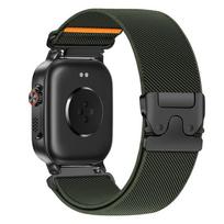 Parašiutas Realme Watch 5/2/3/S/3 2 S pro apyrankei Reguliuojama nailoninė keičiama apyrankė correa Realme Watch S2 22mm laikrodžio dirželiai 22mm watch straps armijos žalia spalva