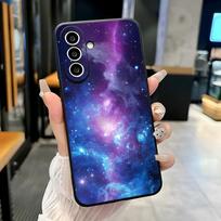 Space Universe Galaxy Phone Case For Samsung A25 A13 A33 5G A54 A36 A35 A56 A52 A14 Shockproof Soft Cover Samsung A21S blue